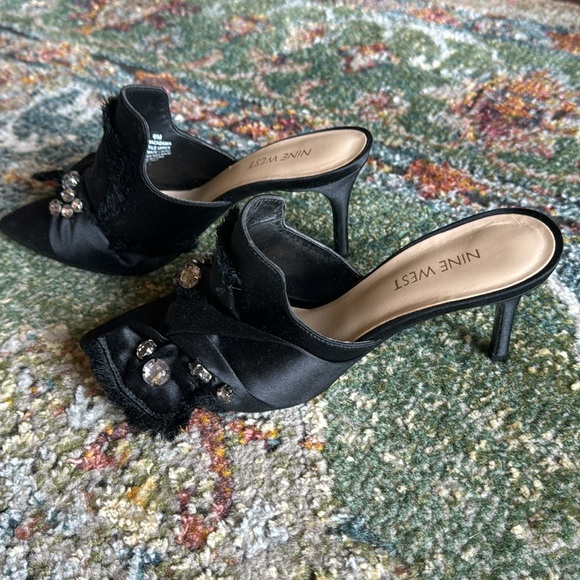NINE WEST HEELS SHOES IN SZ 6M… WORN ONE TIME TO A WEDDING…3” HEEL…LIKE NEW! - Picture 5 of 8